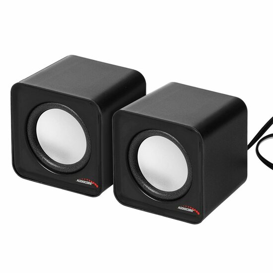 PC speakers AudioCore AC870B Zwart Grijs 3 W Bluetooth luidspreker 1