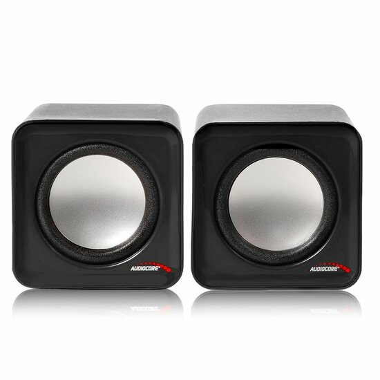 PC speakers AudioCore AC870B Zwart Grijs 3 W Bluetooth luidspreker 2