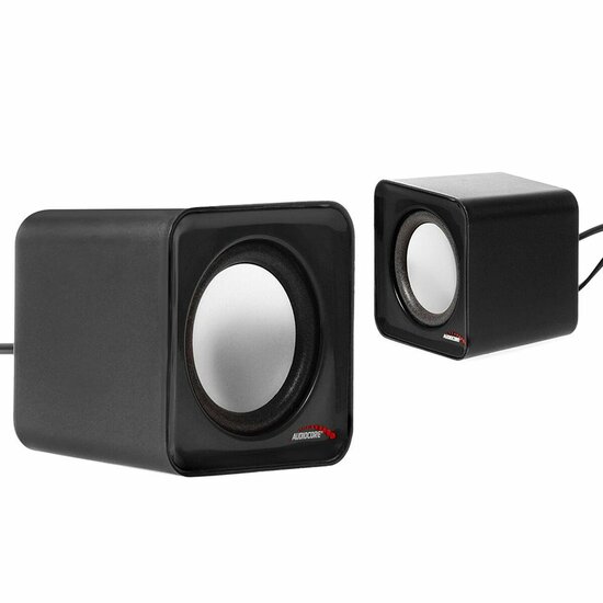 PC speakers AudioCore AC870B Zwart Grijs 3 W Bluetooth luidspreker 4