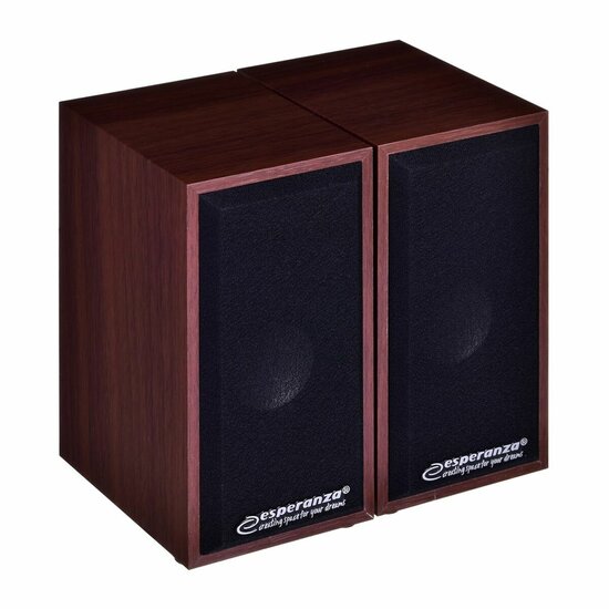 PC speakers Esperanza 2.0 FOLK Hout Bluetooth luidspreker 2