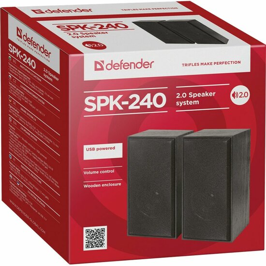 PC speakers Defender SPK-240 Zwart Bluetooth luidspreker 3