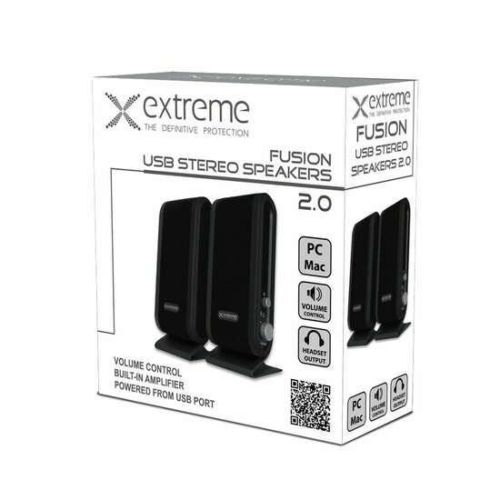 PC speakers Extreme XP102 Zwart 2 W 4 W Bluetooth luidspreker 2