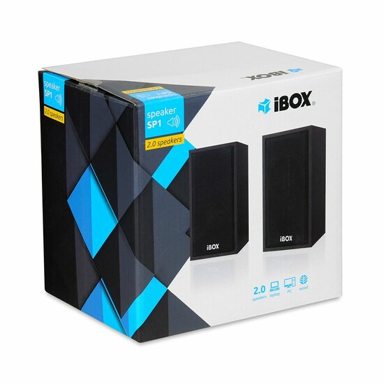 PC speakers Ibox IGLSP1B Zwart 10 W Bluetooth luidspreker 5