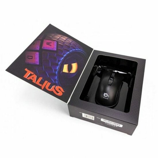 Muis Talius Zwart 6400 dpi 6