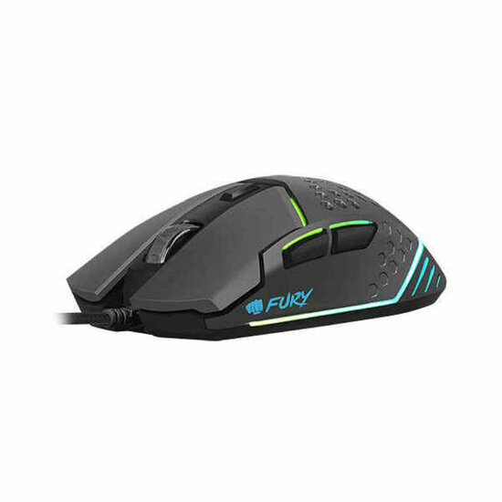 Gaming muis Fury NFU-1654 RGB 6400 DPI Zwart 6400 dpi 1