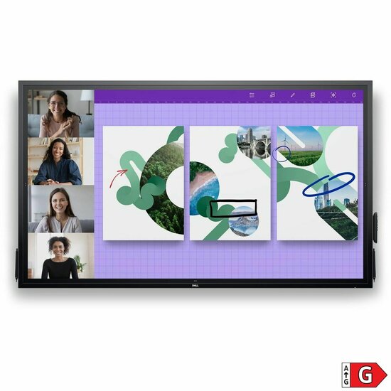 Interactief touchscreen Dell P7524QT 75&quot; 2