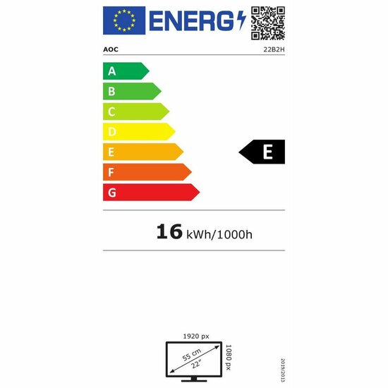 Monitor AOC 22B2H/EU Full HD 21,5&quot; 75 Hz WLED 9