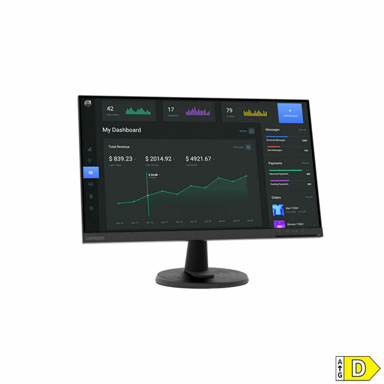 Monitor Lenovo D24-40 Full HD Full HD 23,8&quot; 75 Hz 3