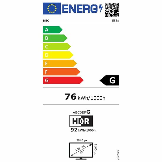 Videowall Monitor NEC 60005054 4K Ultra HD 54,6&quot; 60 Hz 3