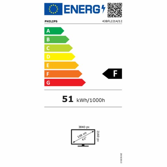 Videowall Monitor Philips 43BFL2214/12 43&quot; 4K Ultra HD 6