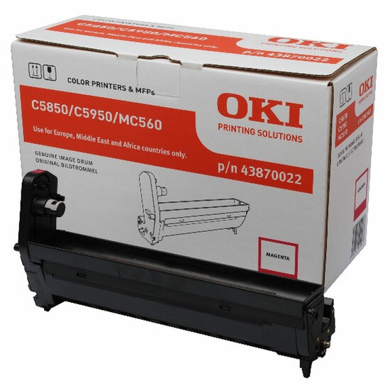 Printer drum OKI 43870022 Zwart Magenta 1