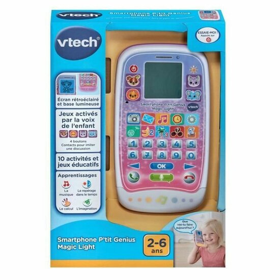 Speelgoedtelefoon Vtech Smartphone P&acute;tit Genius Magic Light (FR) 3