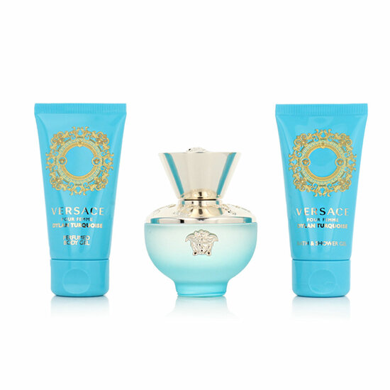 Parfumset voor Dames Versace EDT Dylan Turquoise 3 Onderdelen 2