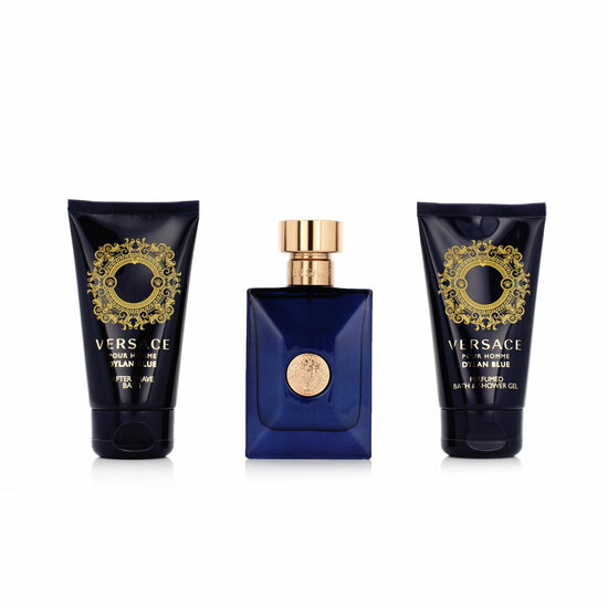 Parfumset voor Heren Versace EDT Dylan Blue 3 Onderdelen 2