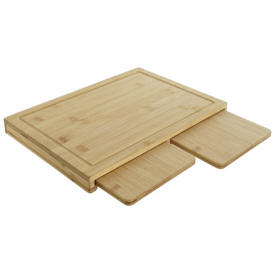 Snijplank DKD Home Decor Natuurlijk Bamboe 35 x 25 x 3 cm 1