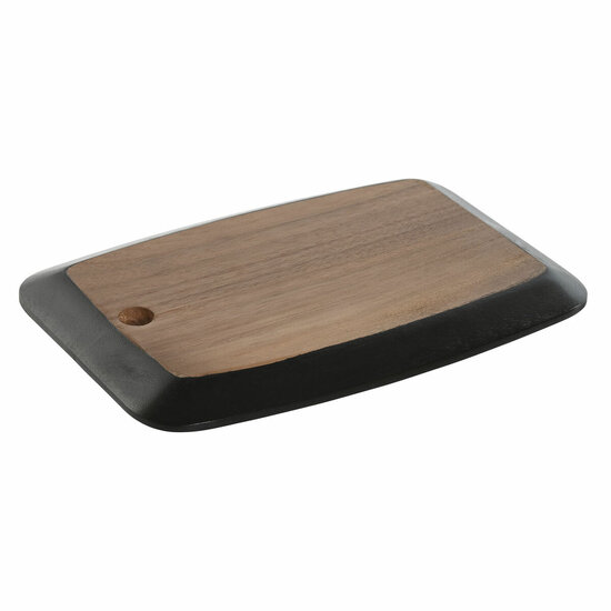 Snijplank Home ESPRIT Zwart Natuurlijk Acacia Raad van bestuur 30 x 20 x 1,8 cm 1