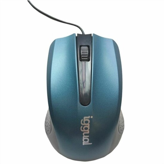 Muis iggual ERGONOMIC-RL 800 dpi Blauw Zwart/Blauw 1