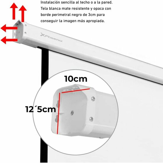 Projectiescherm Phoenix ELEC200 112&quot; 3