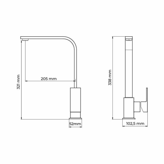 Mengkraan EDM 01194 Getaria Zilverkleurig Roestvrij staal Blik Zink 5,2 x 20,05 x 33,8 cm 2