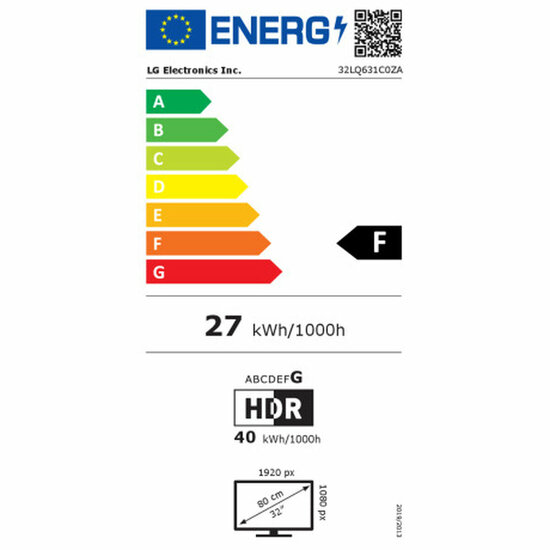 Smart TV LG 32LQ631C0ZA 32&quot; Full HD LED HDR D-LED 6