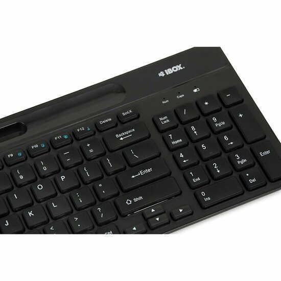 Toetsenbord Ibox IKC3010B Zwart QWERTY 8