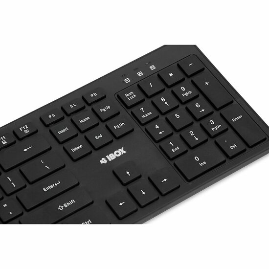 Toetsenbord en muis Ibox IKM5010W Zwart Qwerty US 5