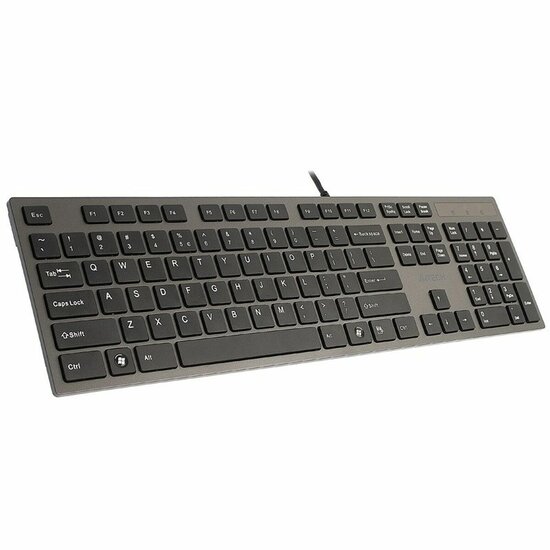 Toetsenbord A4 Tech KV-300H QWERTY Zwart Grijs Monochrome Zwart/Gris 3