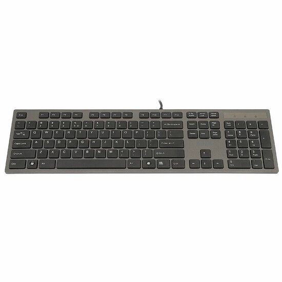 Toetsenbord A4 Tech KV-300H QWERTY Zwart Grijs Monochrome Zwart/Gris 6