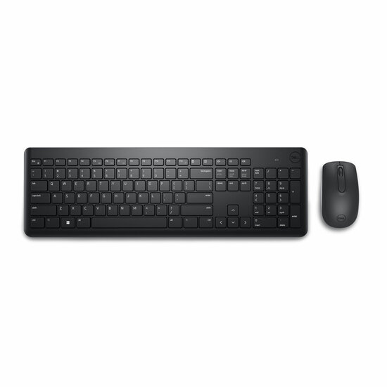 Toetsenbord en muis Dell KM3322W Qwerty US Zwart QWERTY 1