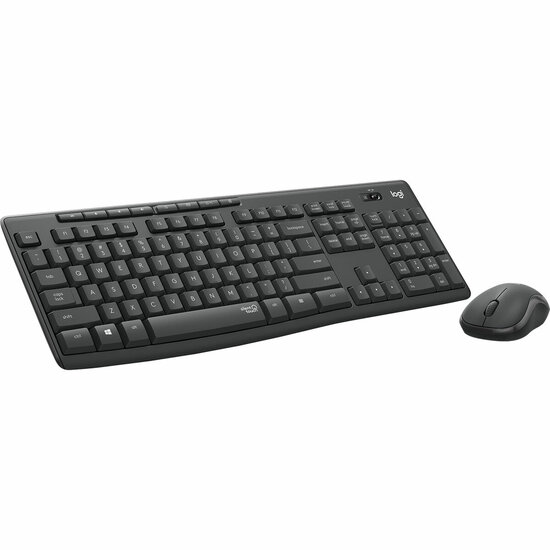 Toetsenbord Logitech MK295 Silent Wireless Combo Grafiet Monochrome QWERTY Qwerty US 1