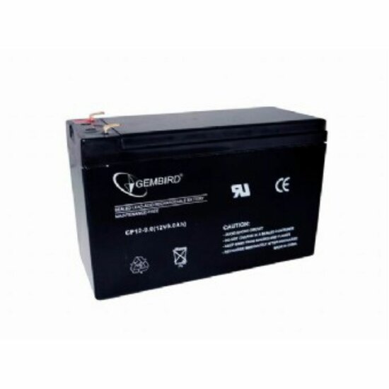 Batterij voor UPS SAI GEMBIRD 12V, 9 Ah 9 Ah 12 V 1