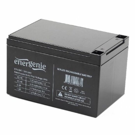 Batterij voor UPS SAI GEMBIRD BAT-12V12AH 12 Ah 12 V 1