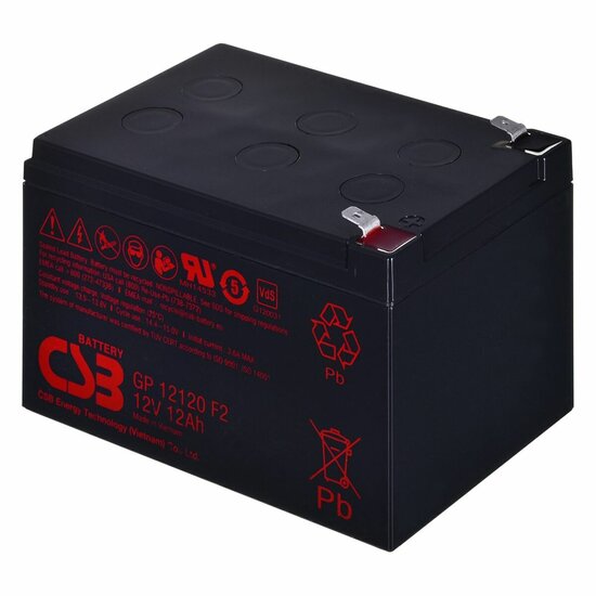 Batterij voor UPS SAI HITACHI CSB GP12120F2 12000 mAh 12 V 1