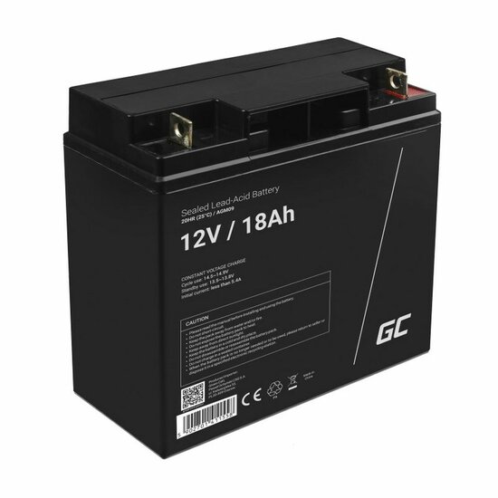 Batterij voor UPS SAI Green Cell AGM09 18000 mAh 12 V 1