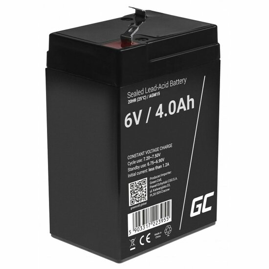 Batterij voor UPS SAI Green Cell AGM15 4 Ah 220 V 1