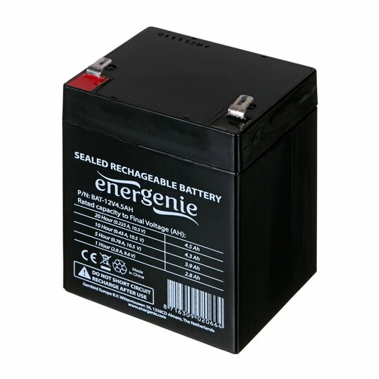 Batterij voor UPS SAI GEMBIRD BAT-12V4.5AH 4500 mAh 12 V 2