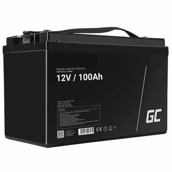 Batterij voor UPS SAI Green Cell AGM30 100 Ah 12 V 1