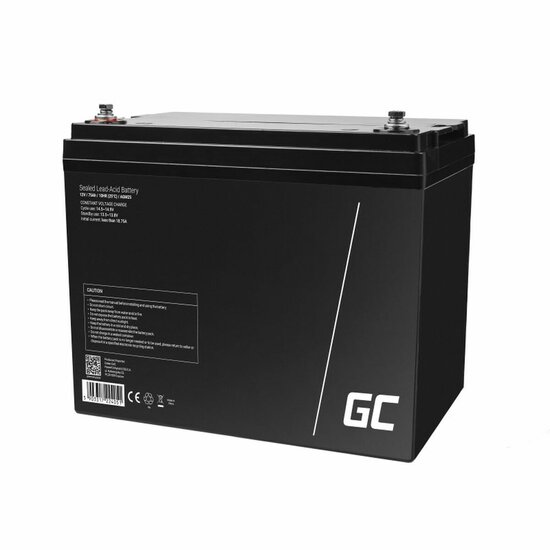 Batterij voor UPS SAI Green Cell AGM25 75 Ah 12 V 5