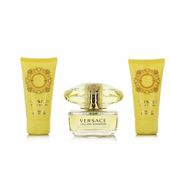 Parfumset voor Dames Versace EDT Yellow Diamond 3 Onderdelen 2