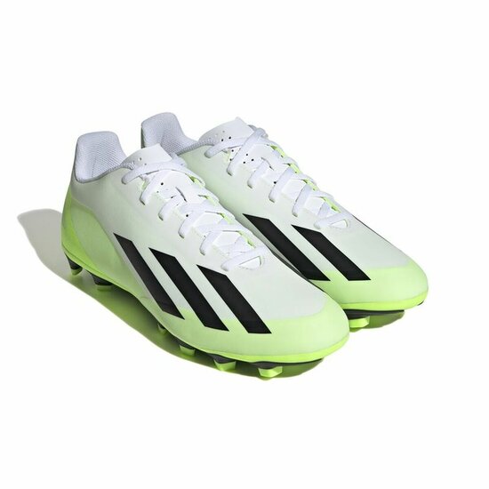 Voetbalschoenen Adidas X Crazyfast.4 Fxg Geel Wit - Maat: 42 2/3 4