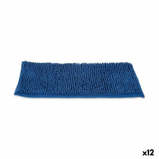 Badkleed Blauw 59 x 40 x 2,5 cm (12 Stuks) 1