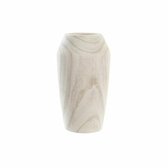 Vaas DKD Home Decor Bruin Paulownia hout Natuurlijk 11 x 11 x 22 cm 1