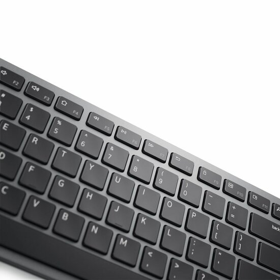 Toetsenbord en muis Dell 580-AJQJ Zwart Grijs Titanium QWERTY Qwerty US 8