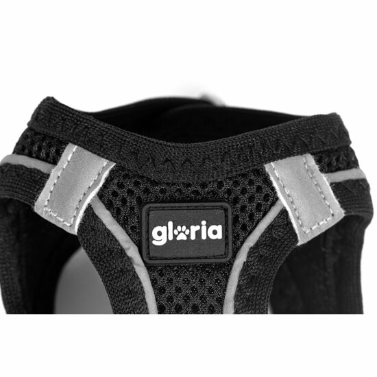 Hondentuigje Gloria Trek Star 27-28 cm 31-34,6 cm Zwart XS 4