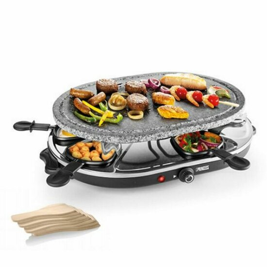 Grill Princess 8 Oval Stone Grill Party 1100W 8