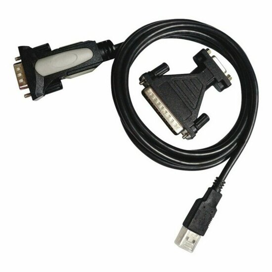 Adapter USB naar RS232 NANOCABLE 10.03.2002 1,8 m Zwart 2