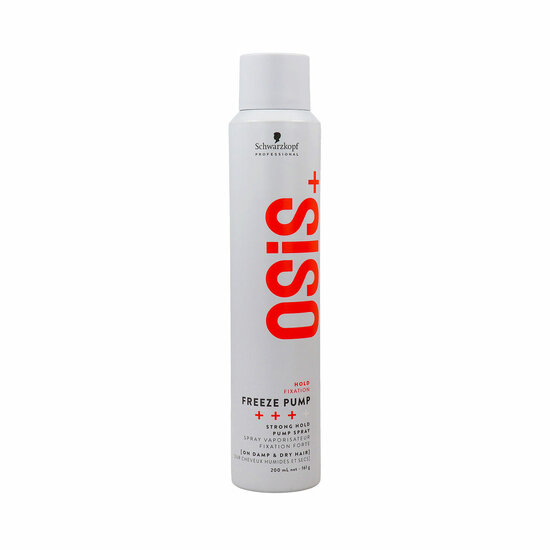 Strong Hold haarlak Schwarzkopf Osis+ Freeze Pump 200 ml 1