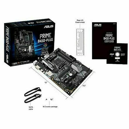 Moederbord Asus PRIME B450-PLUS ATX DDR4 AM4 AMD B450 AMD AM4 5