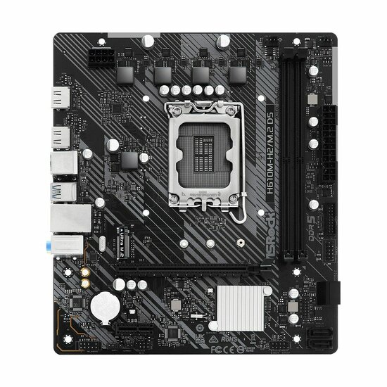 Moederbord ASRock H610M-H2/M.2 D5 LGA 1700 INTEL H610 2