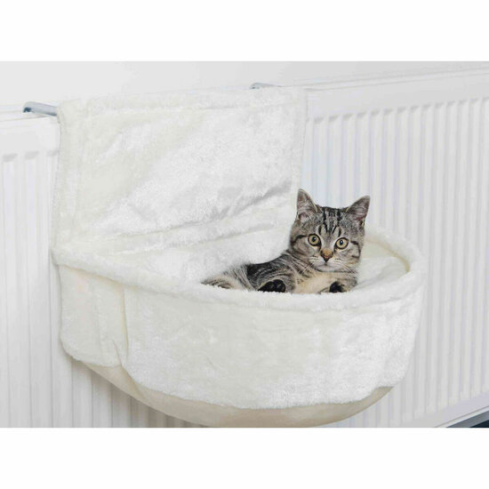 Kattenbed Trixie 45 x 13 x 33 cm Wit Metaal Verwarming 1